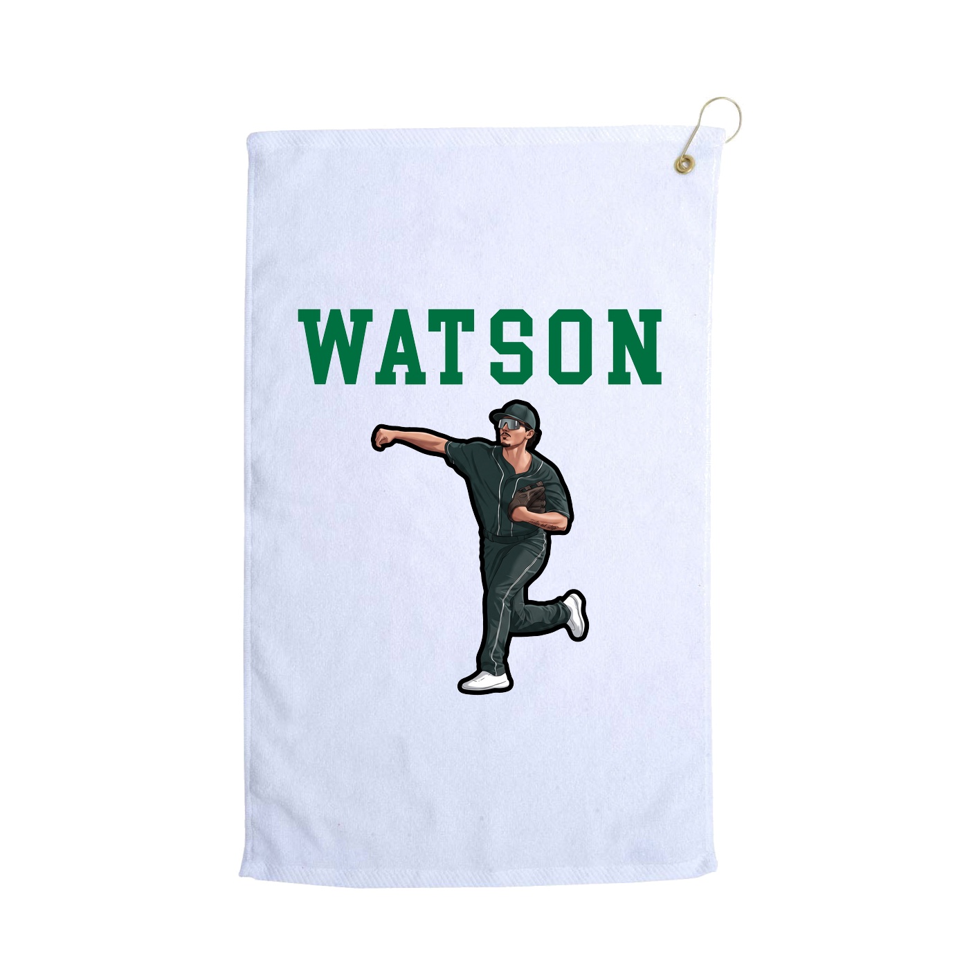 Golf Towel — Shirsey in White