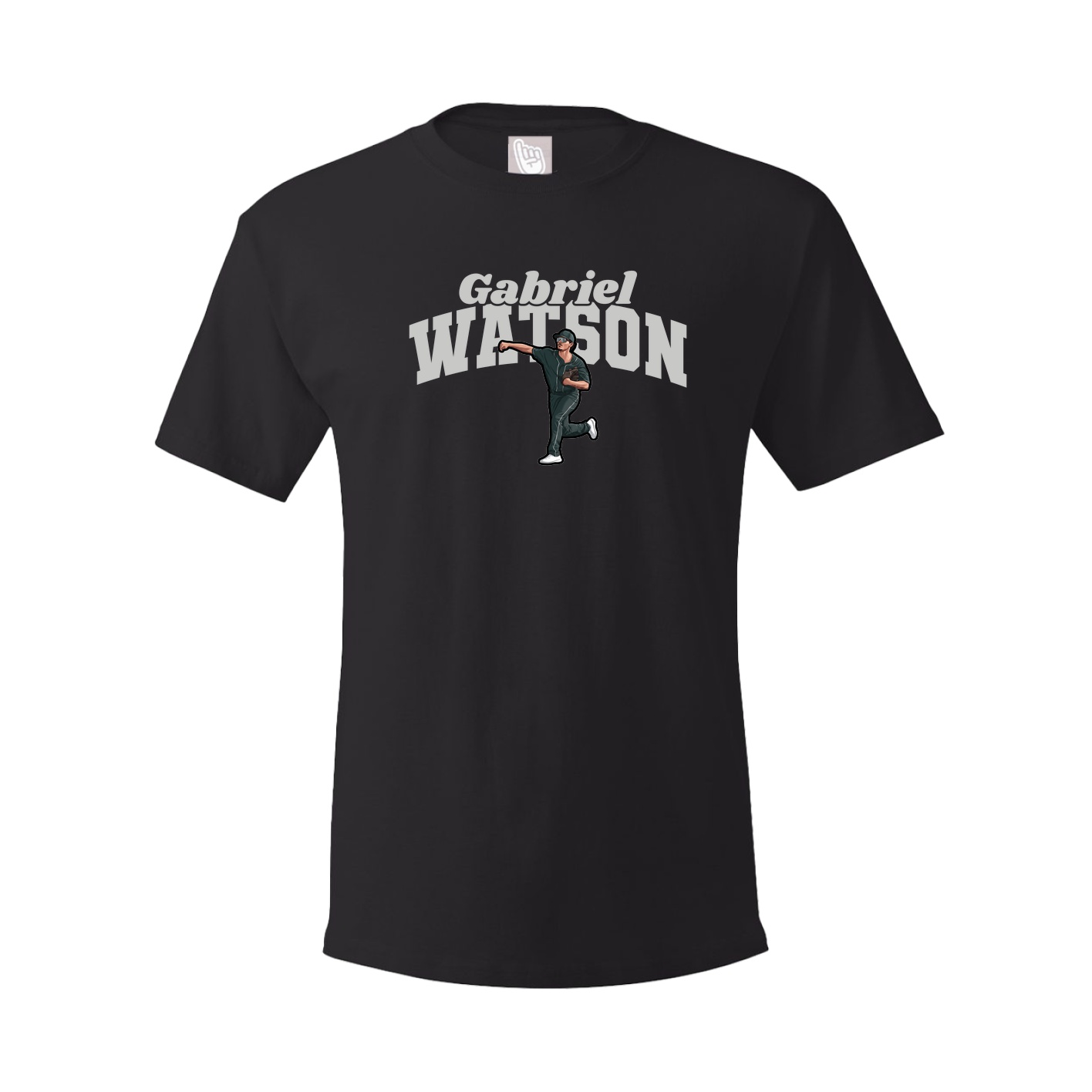 Tee — Signature Arch in Black