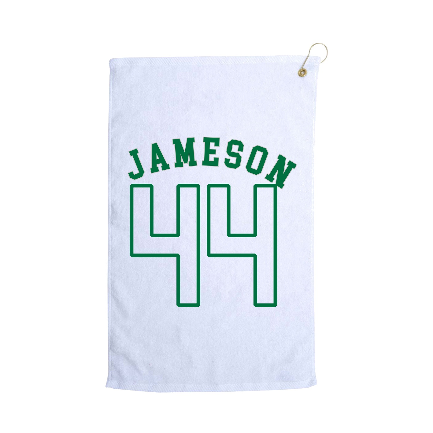 Golf Towel — Shirsey Arch in White