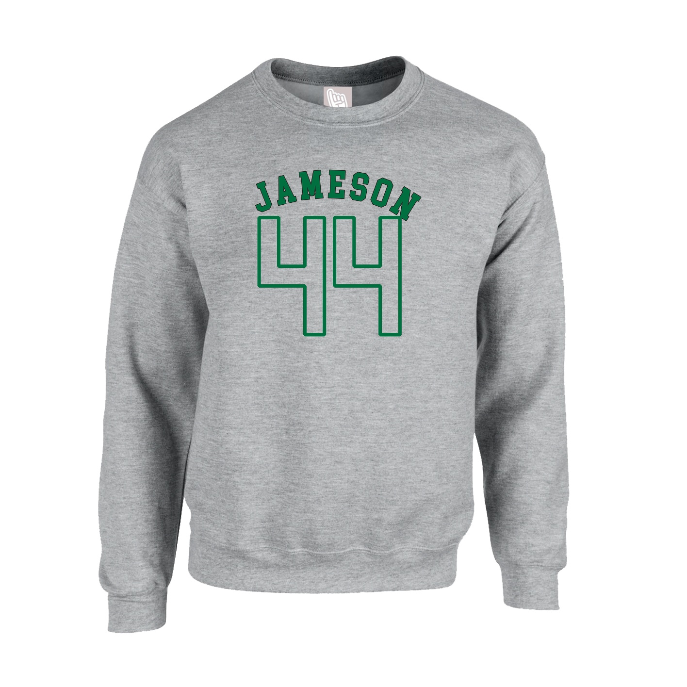 Fleece Crew — Shirsey Arch in Grey