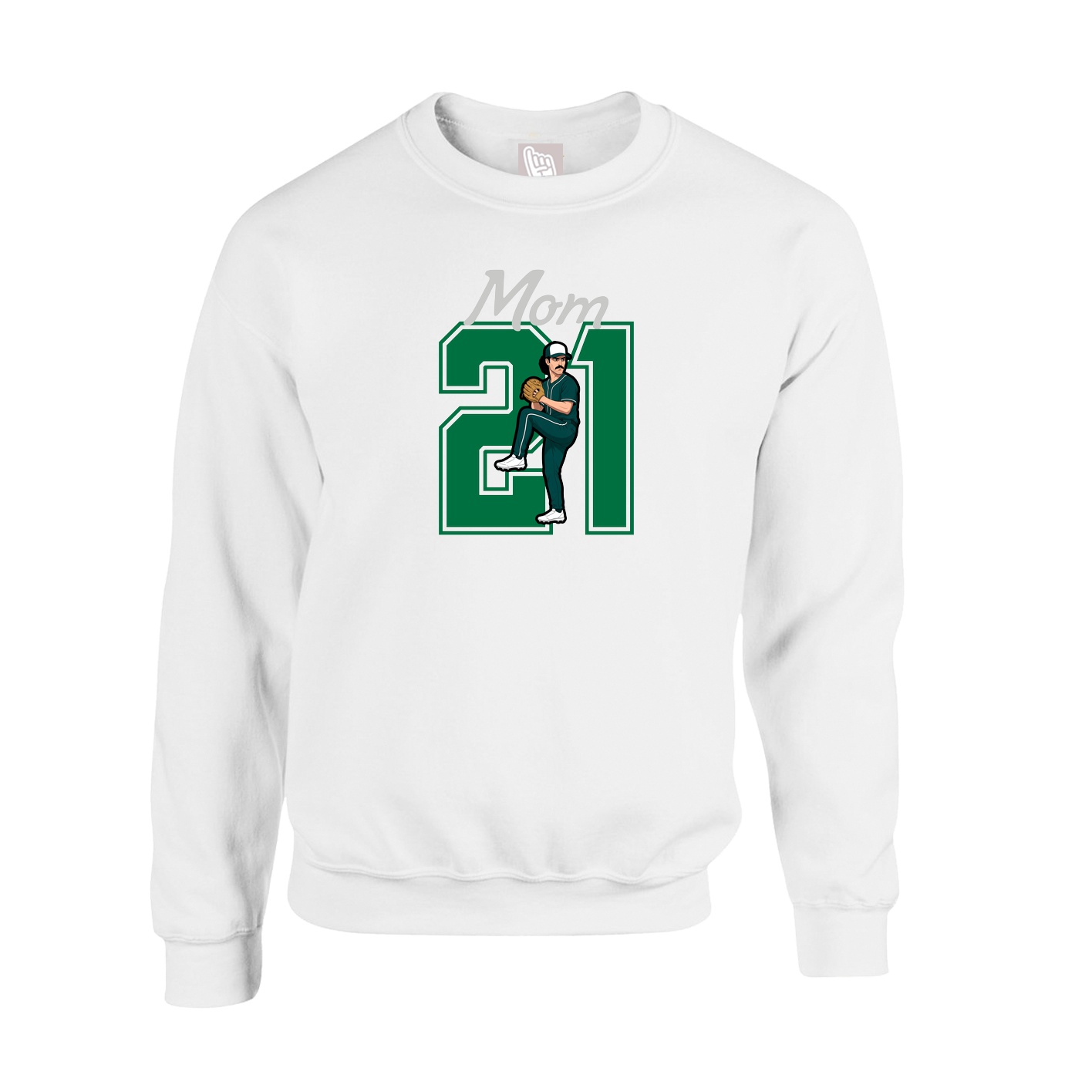 Fleece Crew — Mothers Day Shirsey in White