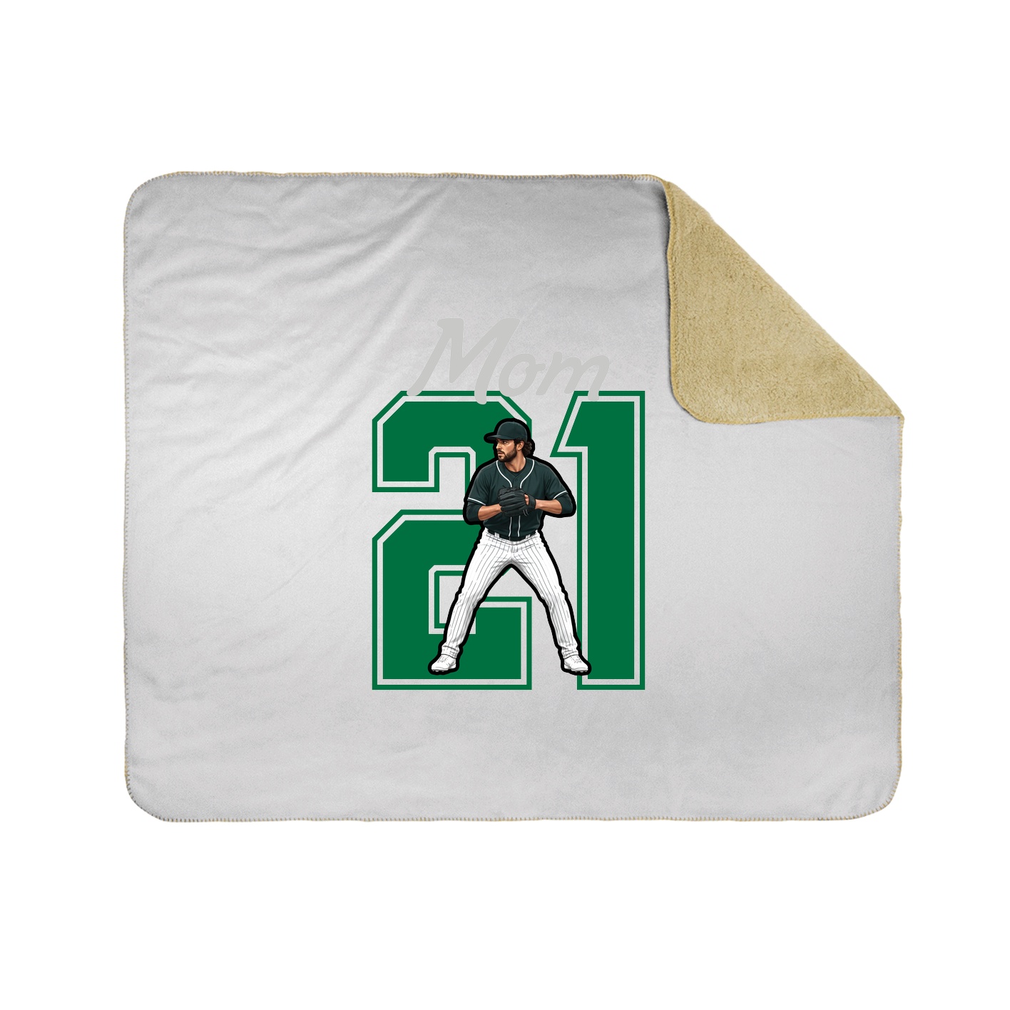 Throw Blanket — Mothers Day Shirsey in White