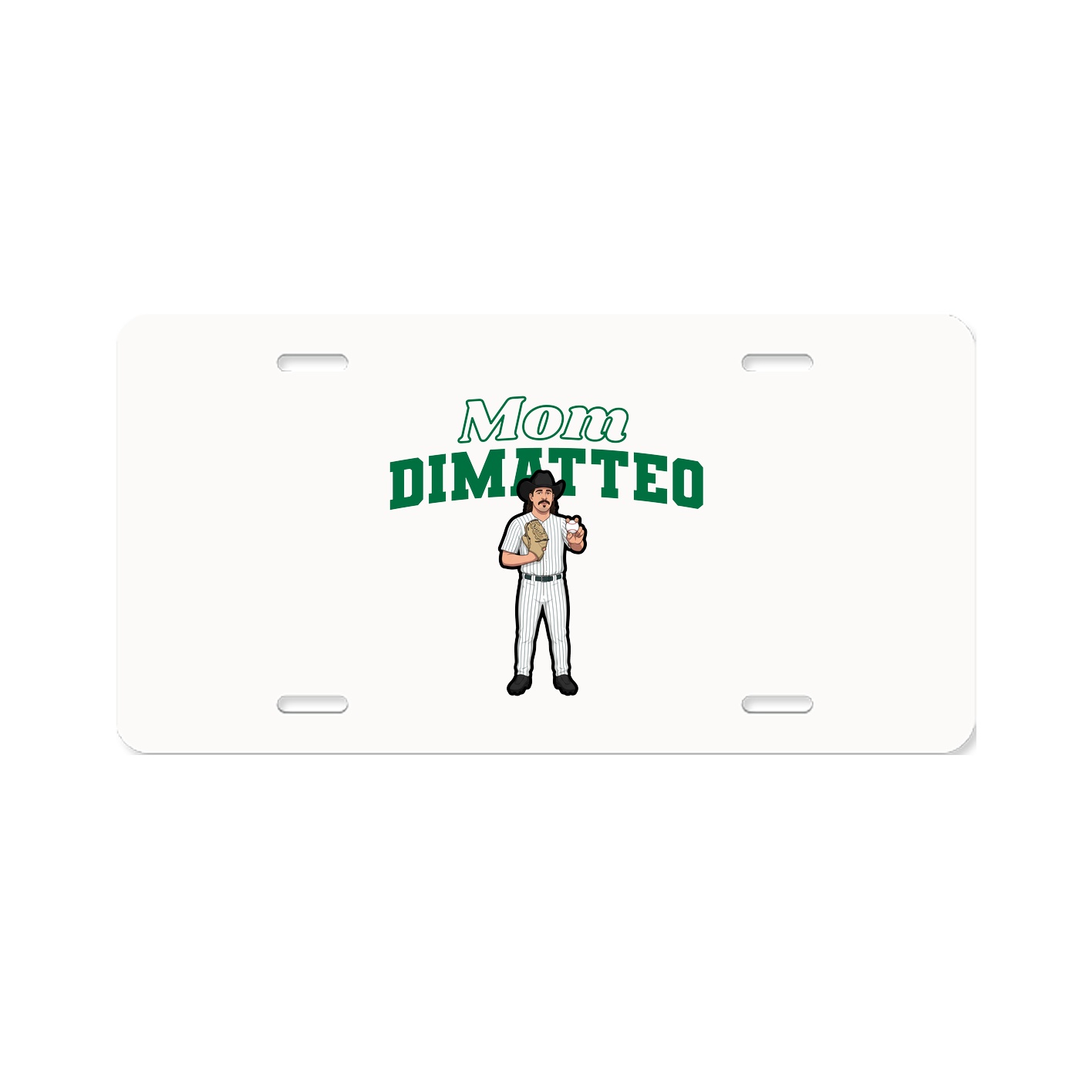 License Plate — Mothers Day Block in Classic