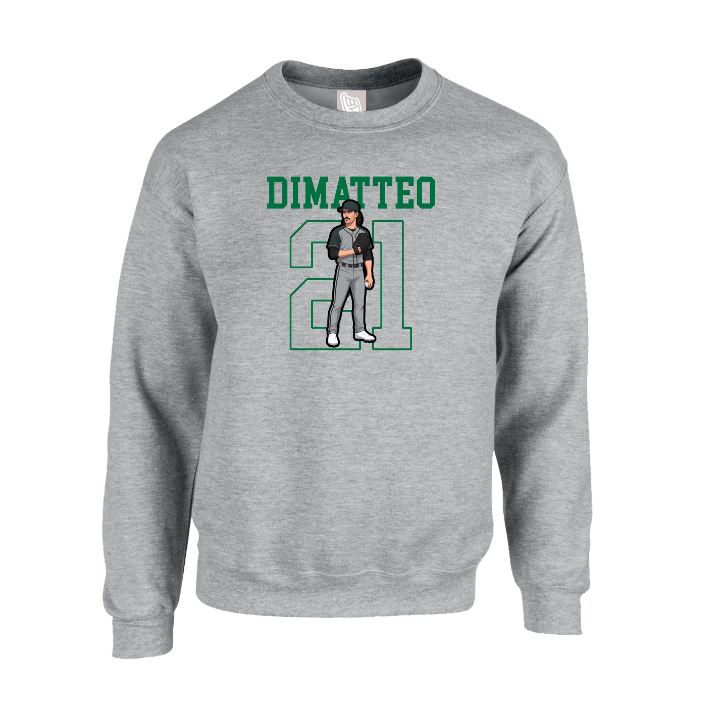 Fleece Crew — Shirsey in Grey