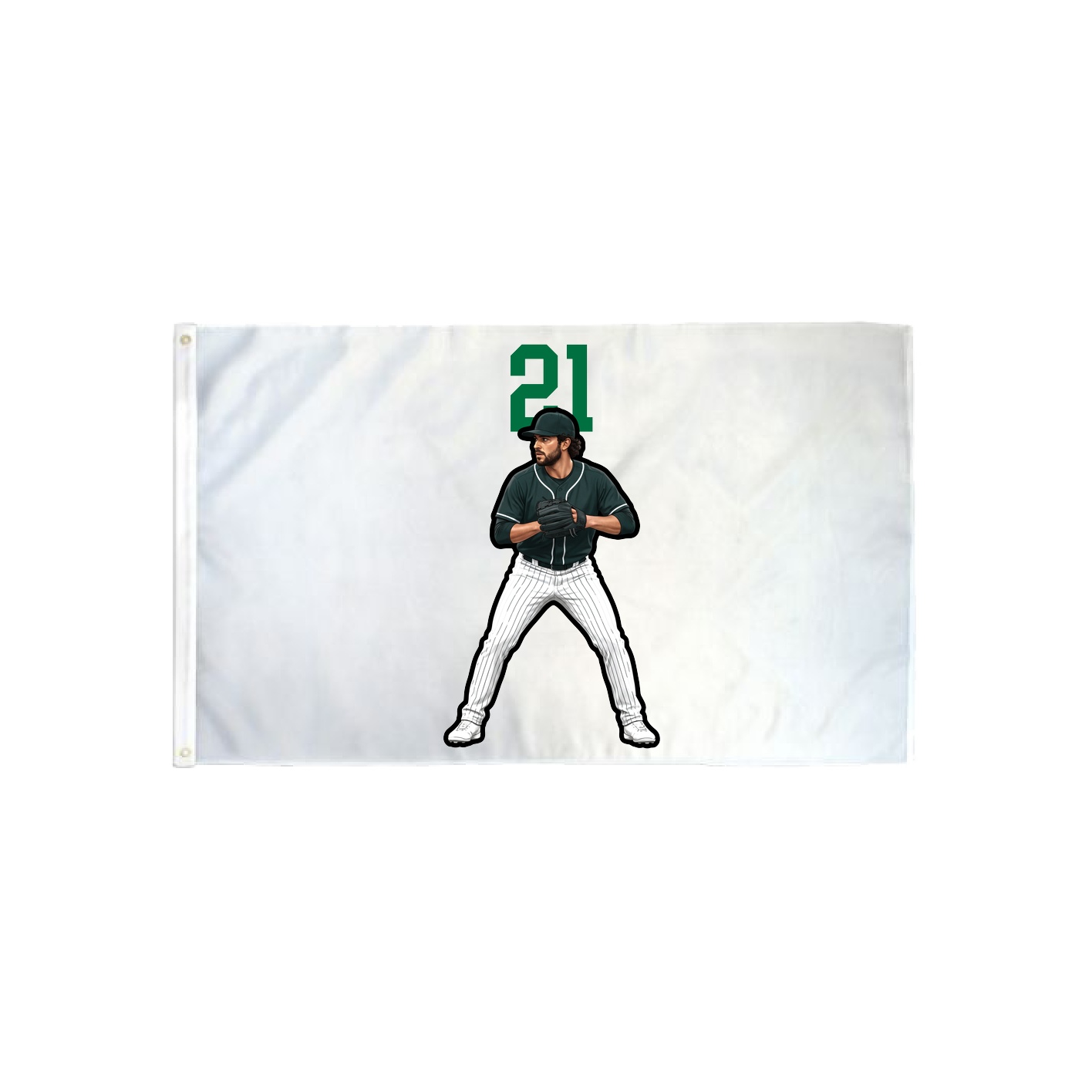 3x5 Flag — Number Top in Classic