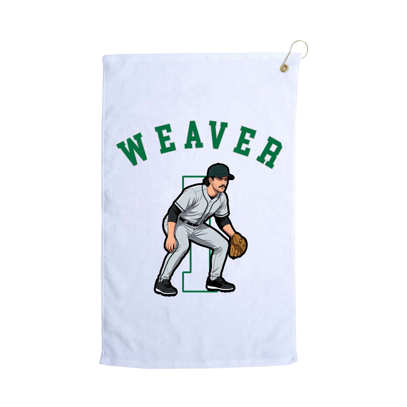 Golf Towel — Shirsey Arch in White