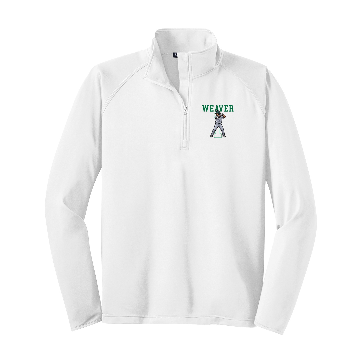 Q-Zip Pullover — Shirsey in White