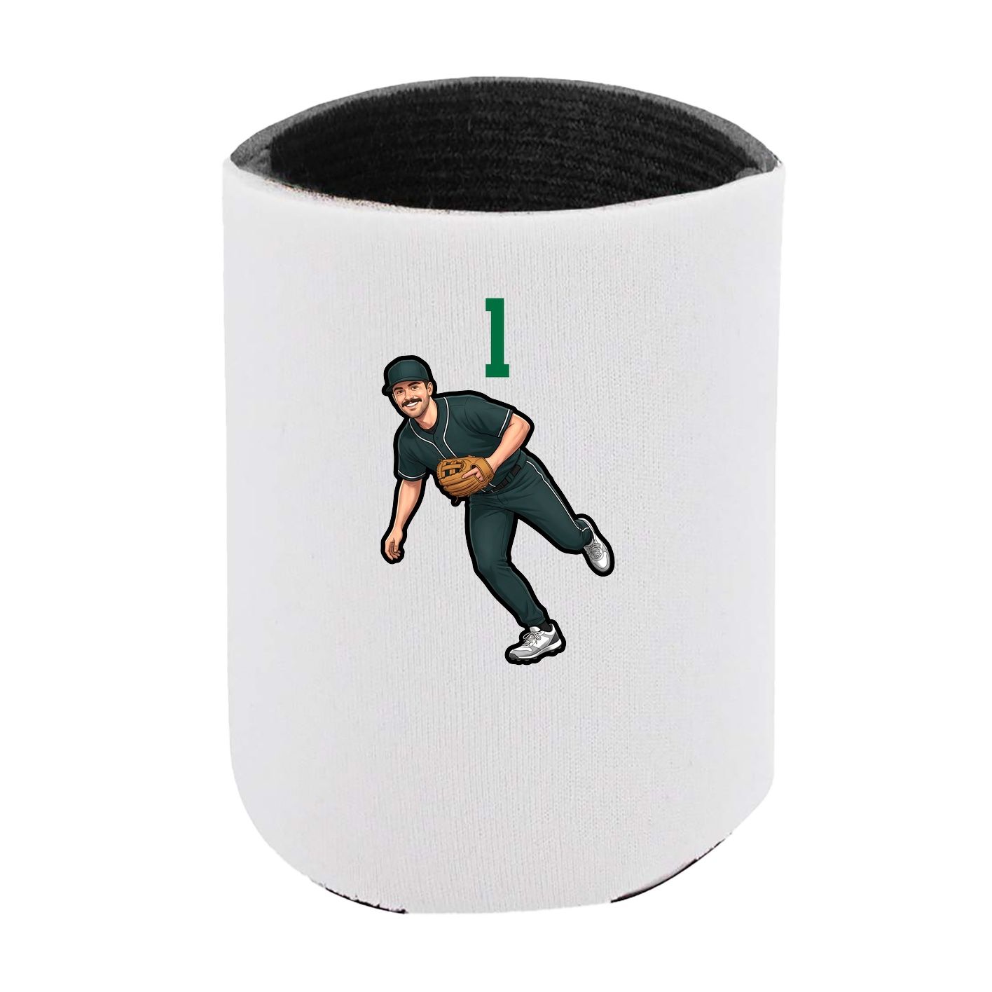 Can Holder — Number Top in White