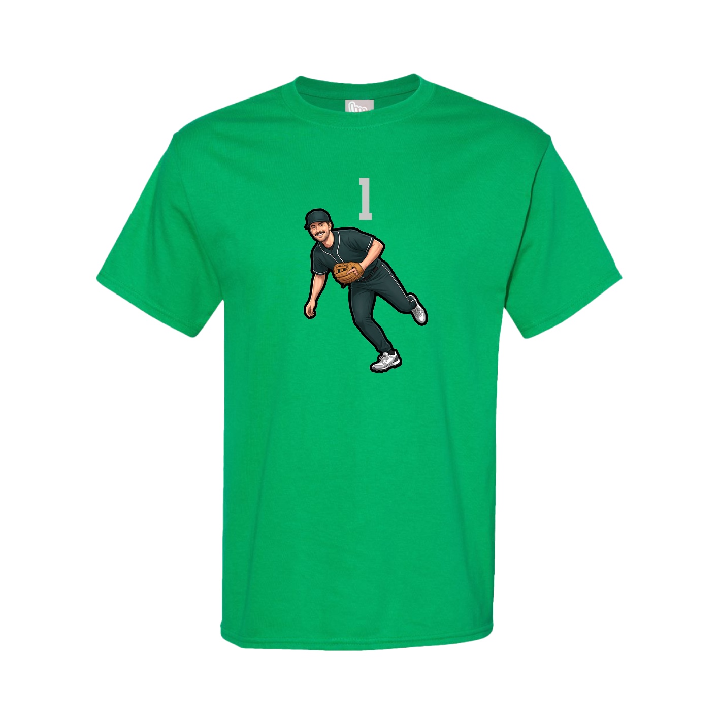 Tee — Number Top in Green