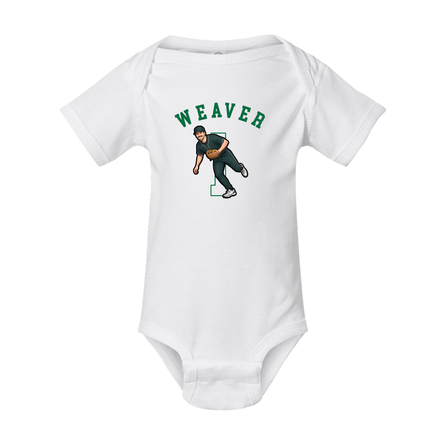 Baby Onesie — Shirsey Arch in White