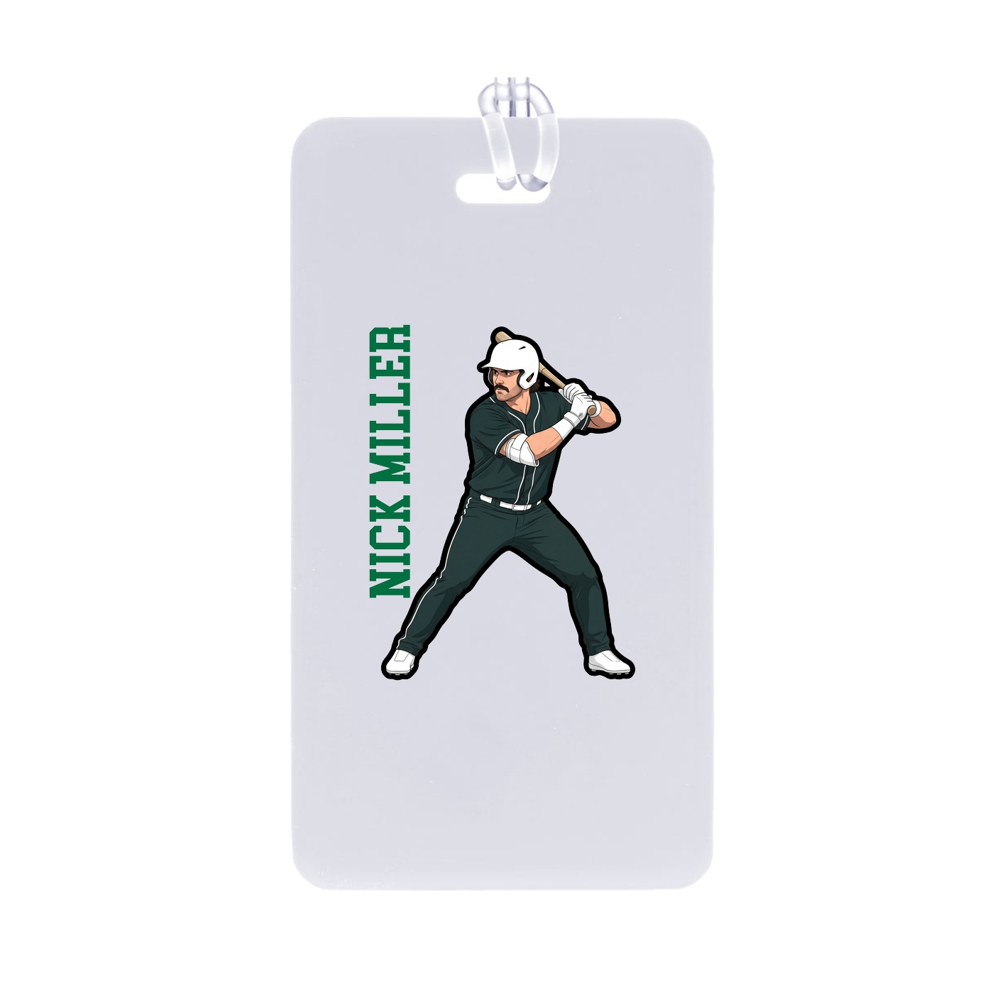 Bag Tag — Name Vertical in Classic