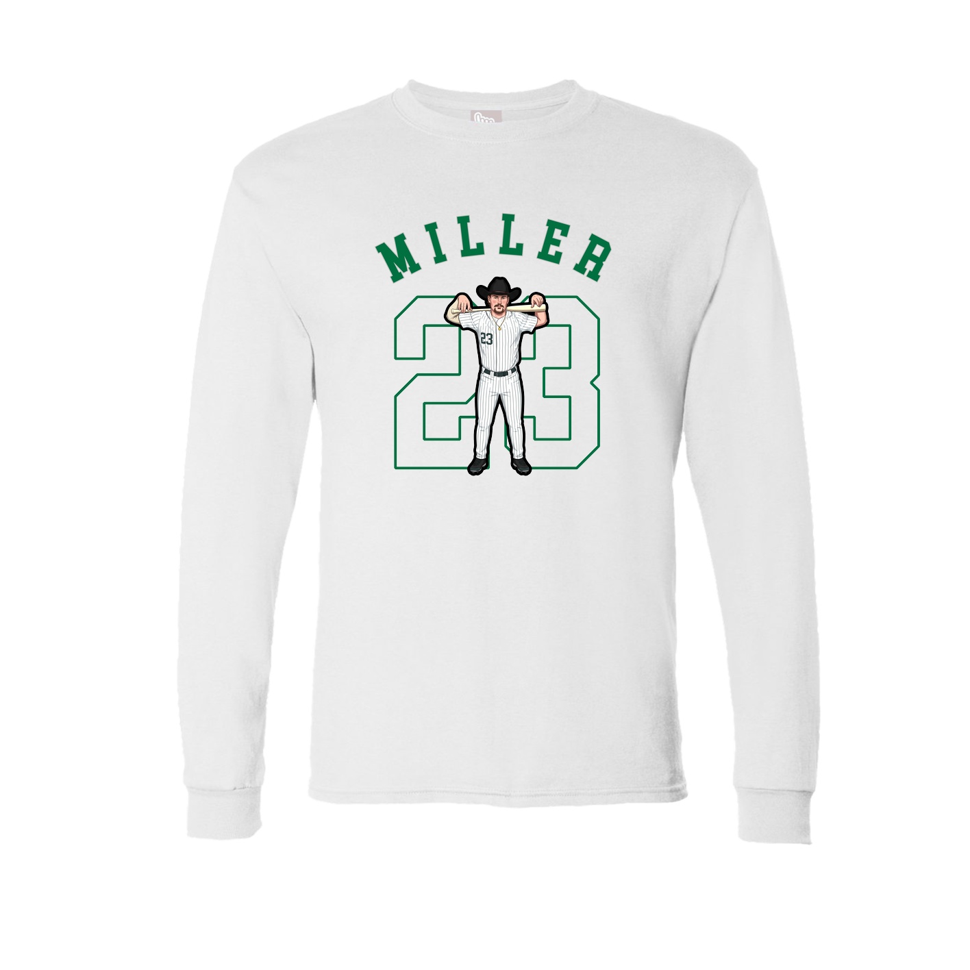 Long Sleeve Tee — Shirsey Arch in White
