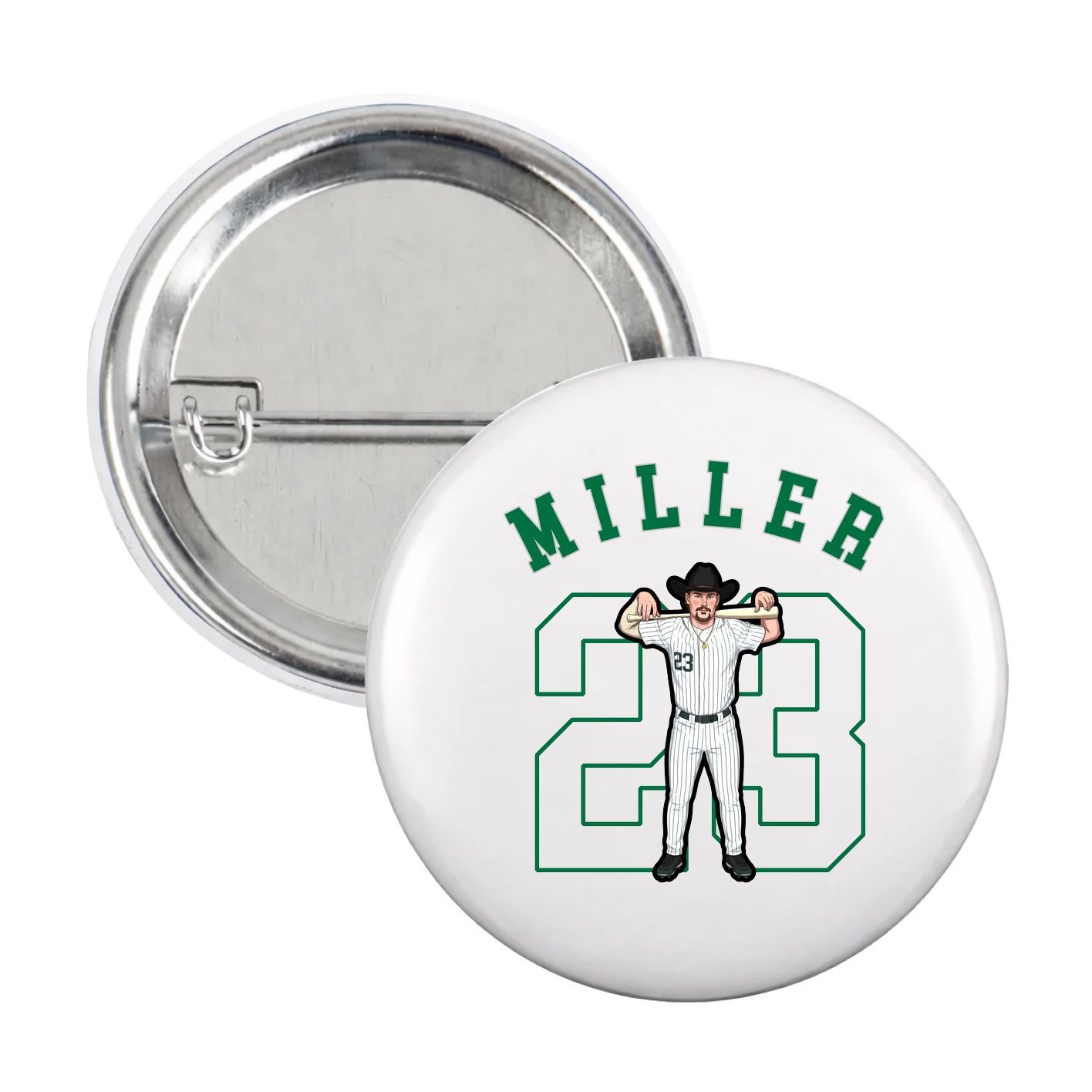 Game Day Button — Shirsey Arch in White