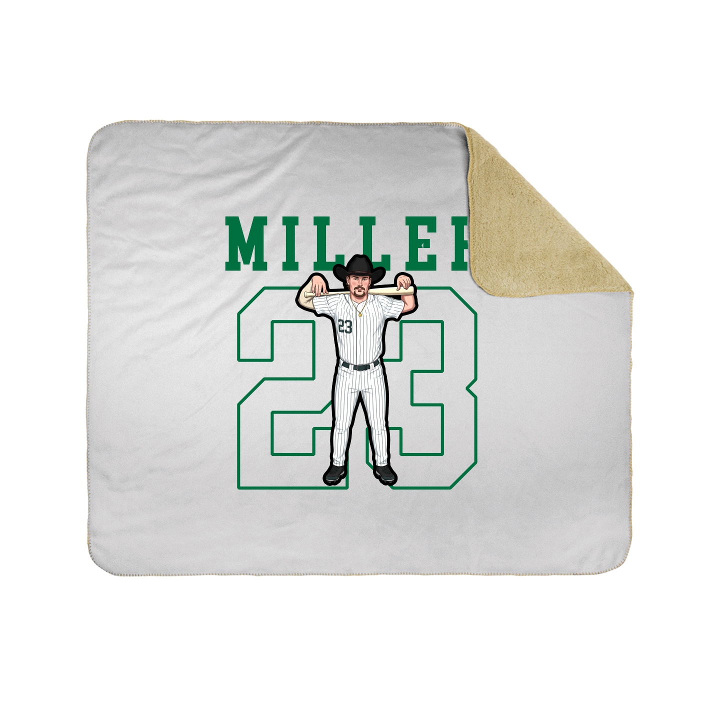 Throw Blanket — Shirsey in White
