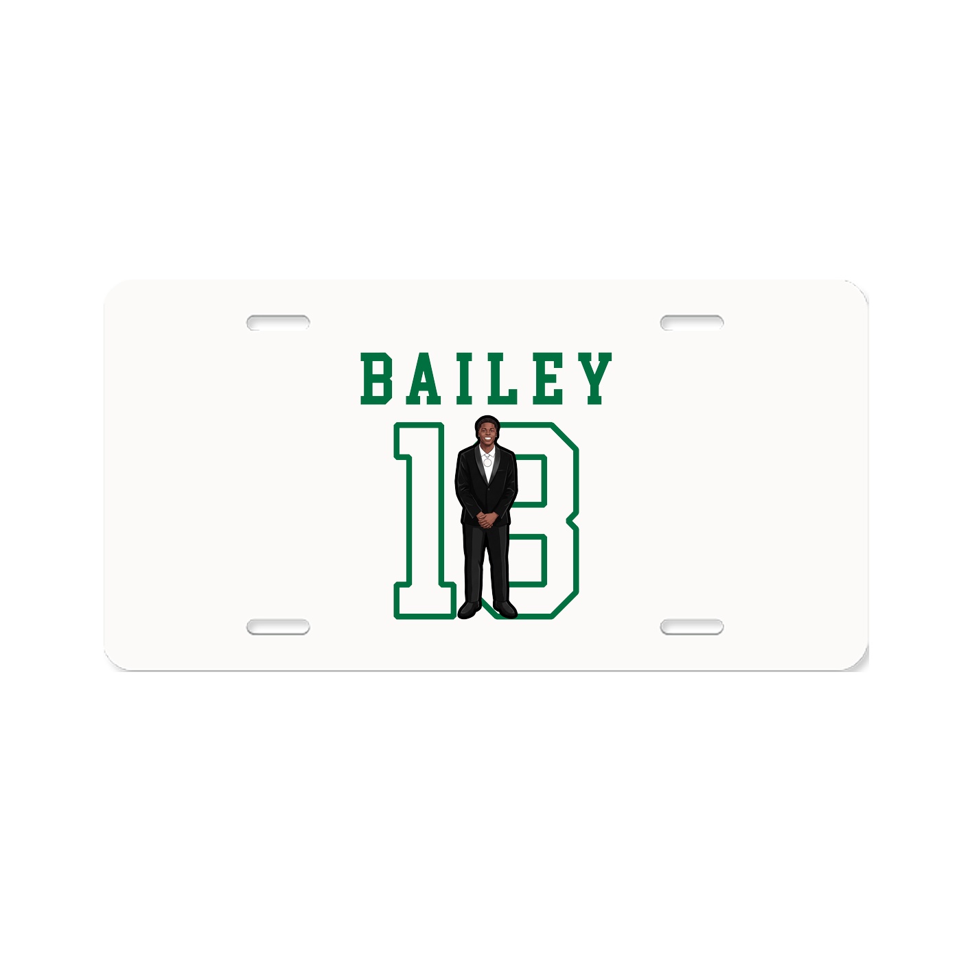 License Plate — Shirsey in Classic