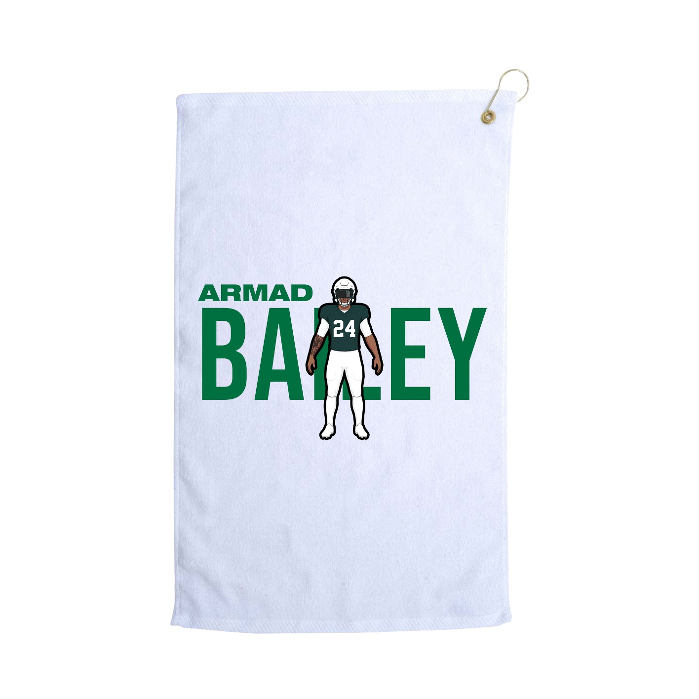 Golf Towel — Player Name in White