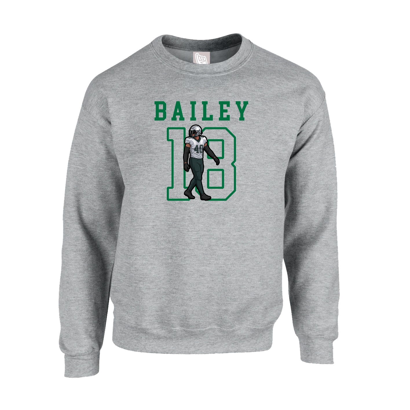 Fleece Crew — Shirsey in Grey