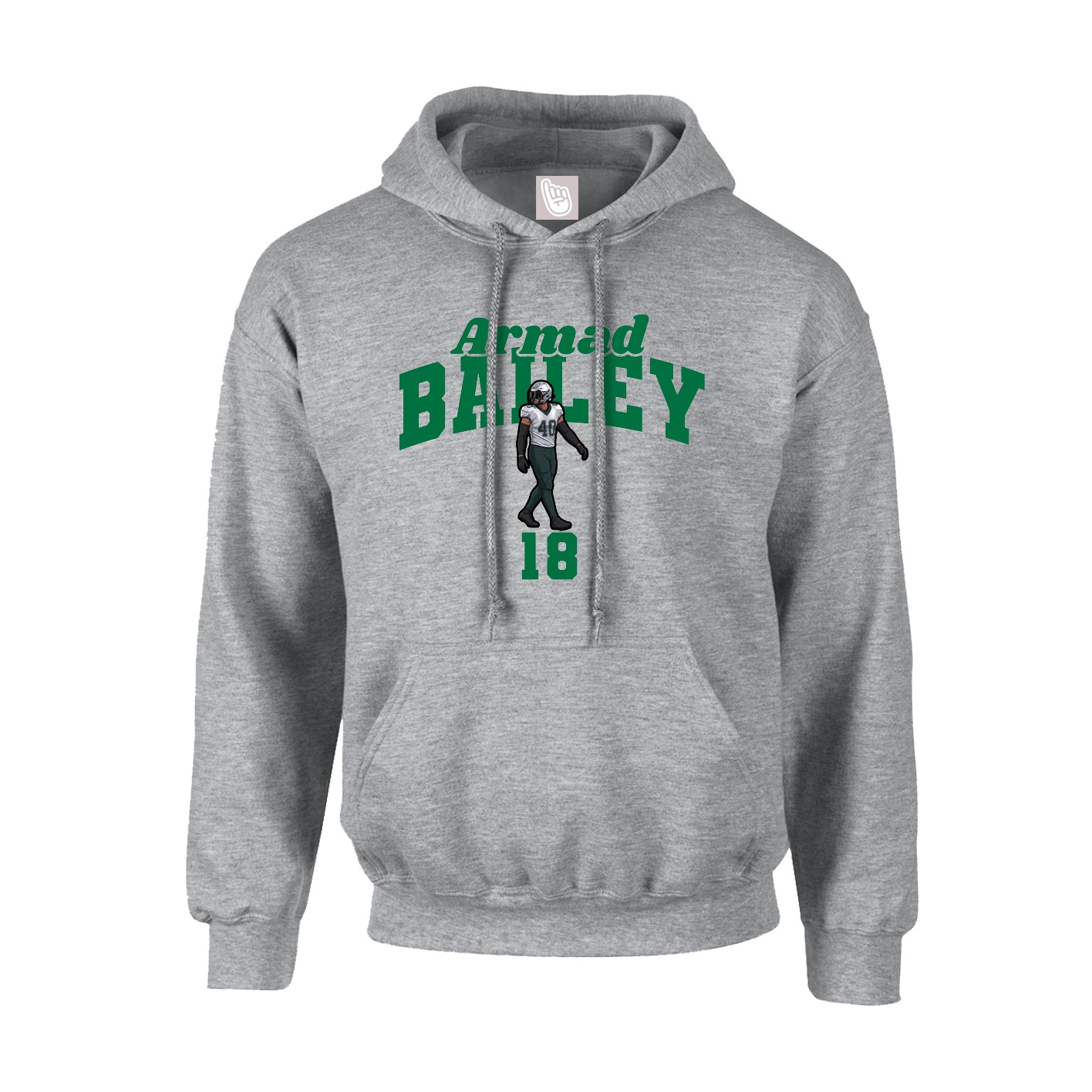 Hoodie — Signature Arch in Grey