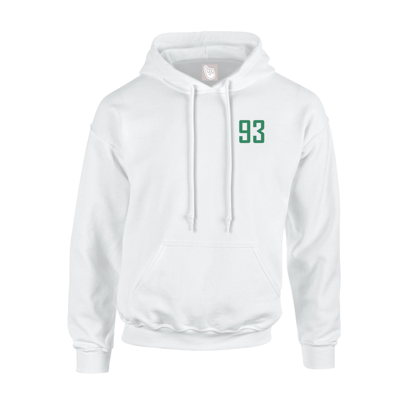 Youth Hoodie — Front Shirsy in White