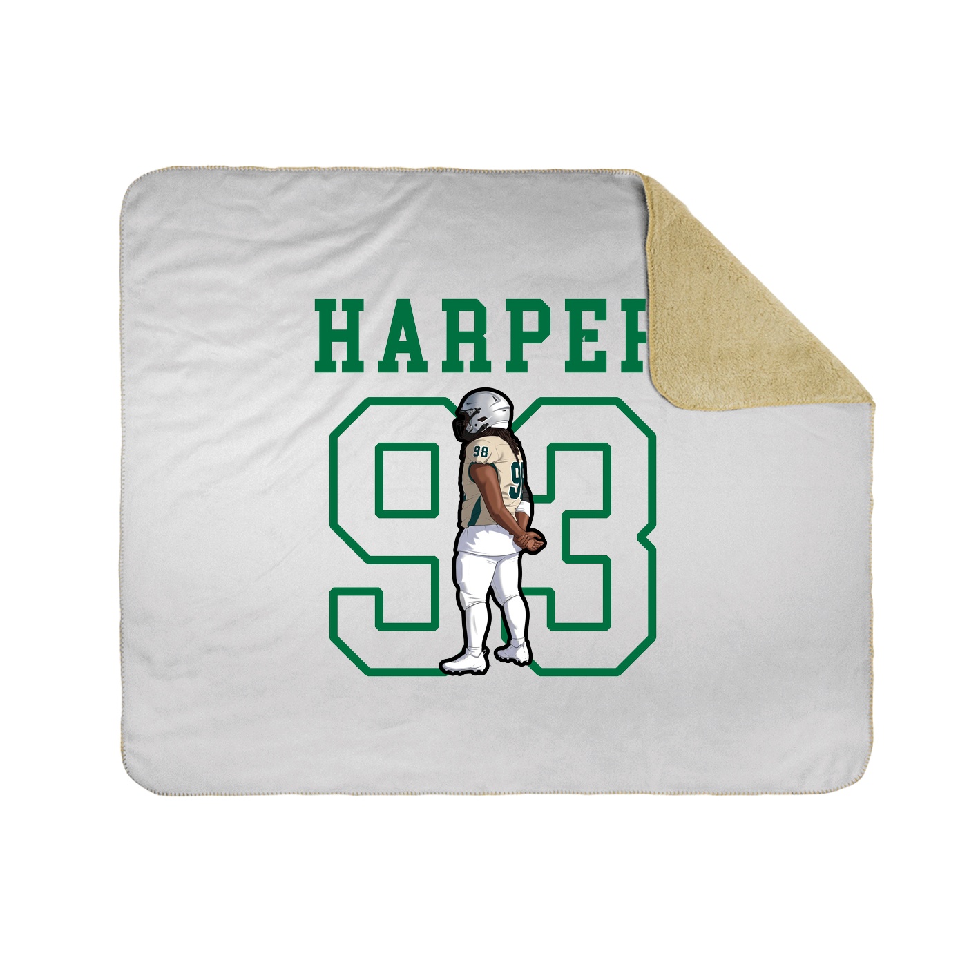 Throw Blanket — Shirsey in White