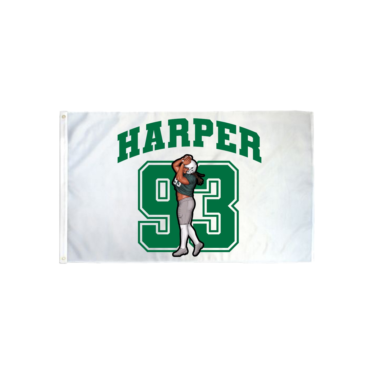 3x5 Flag — Number in Classic