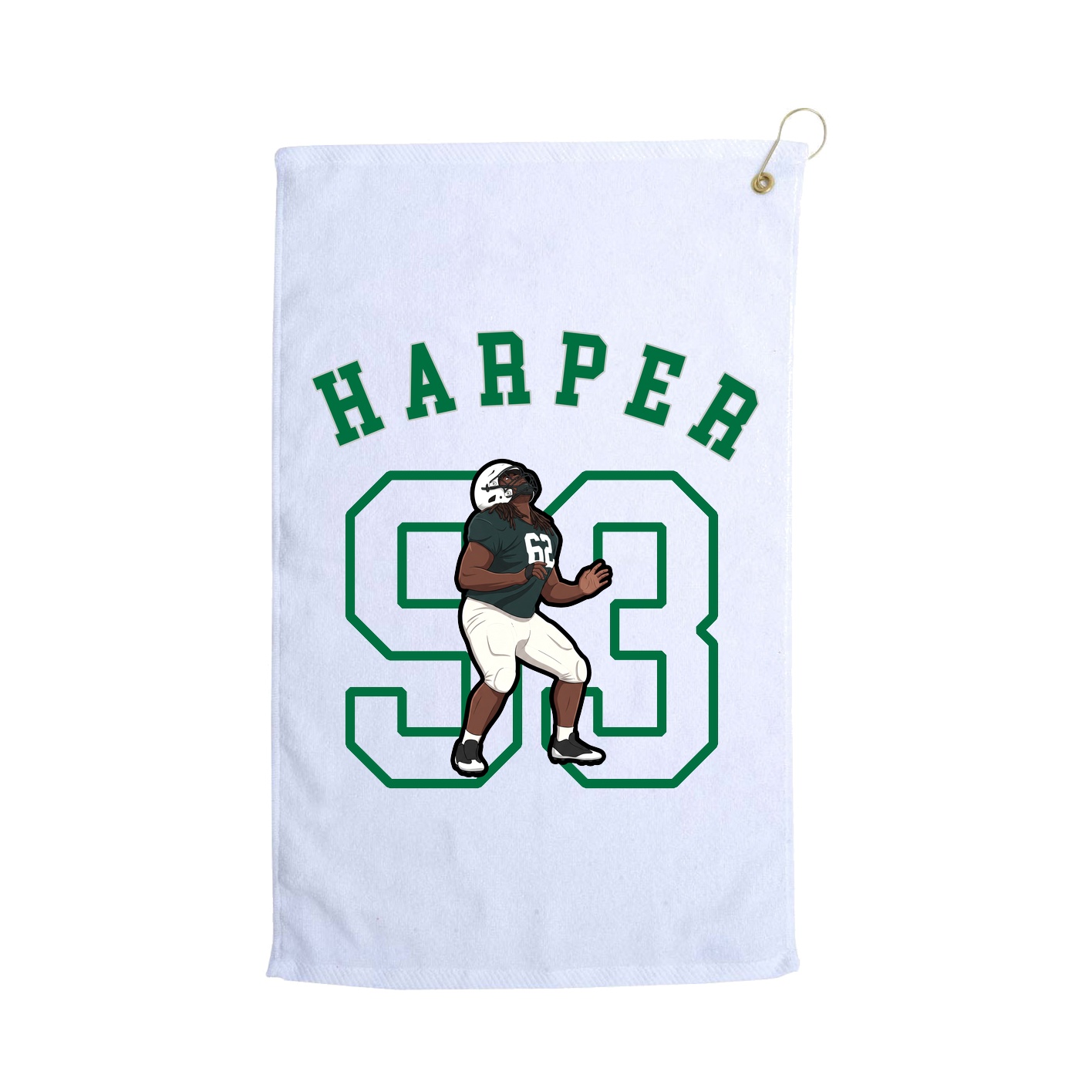 Golf Towel — Shirsey Arch in White