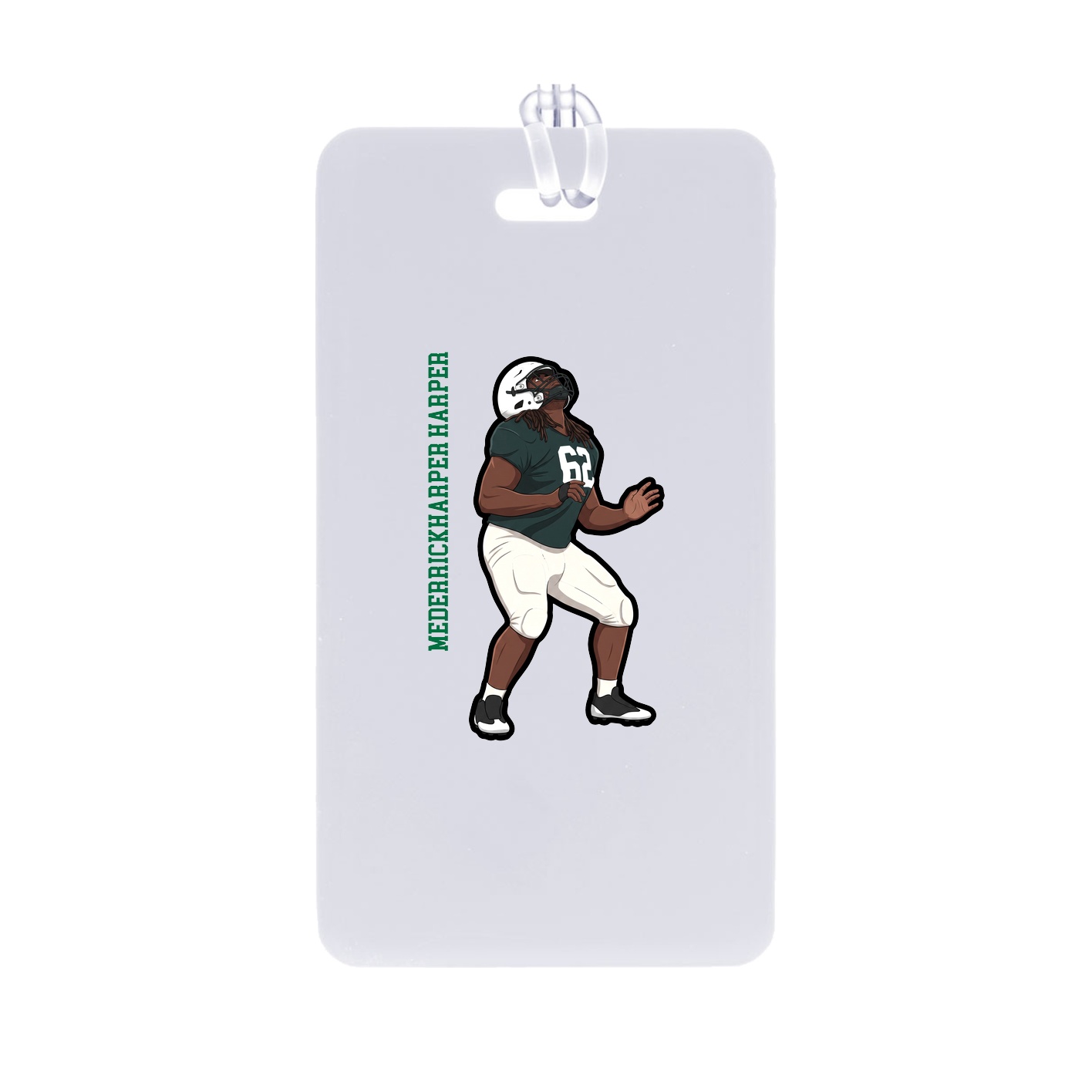 Bag Tag — Name Vertical in Classic