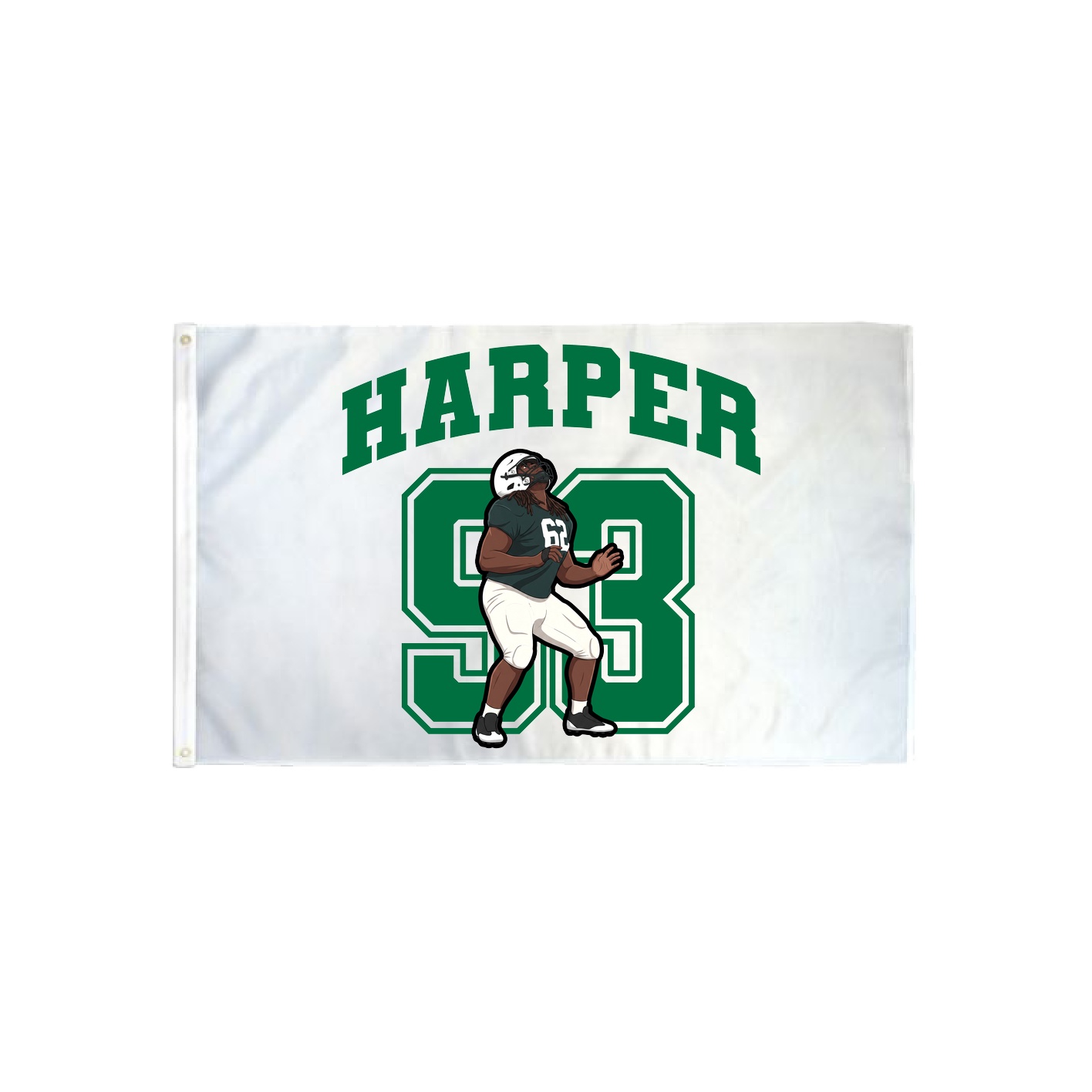 3x5 Flag — Number in Classic