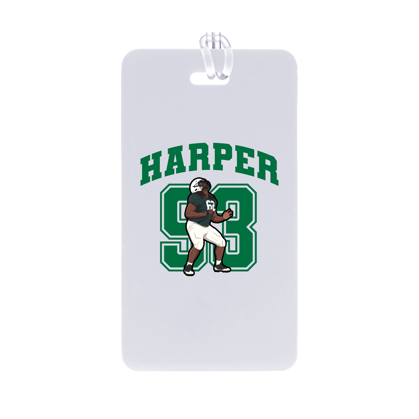 Bag Tag — Number in Classic