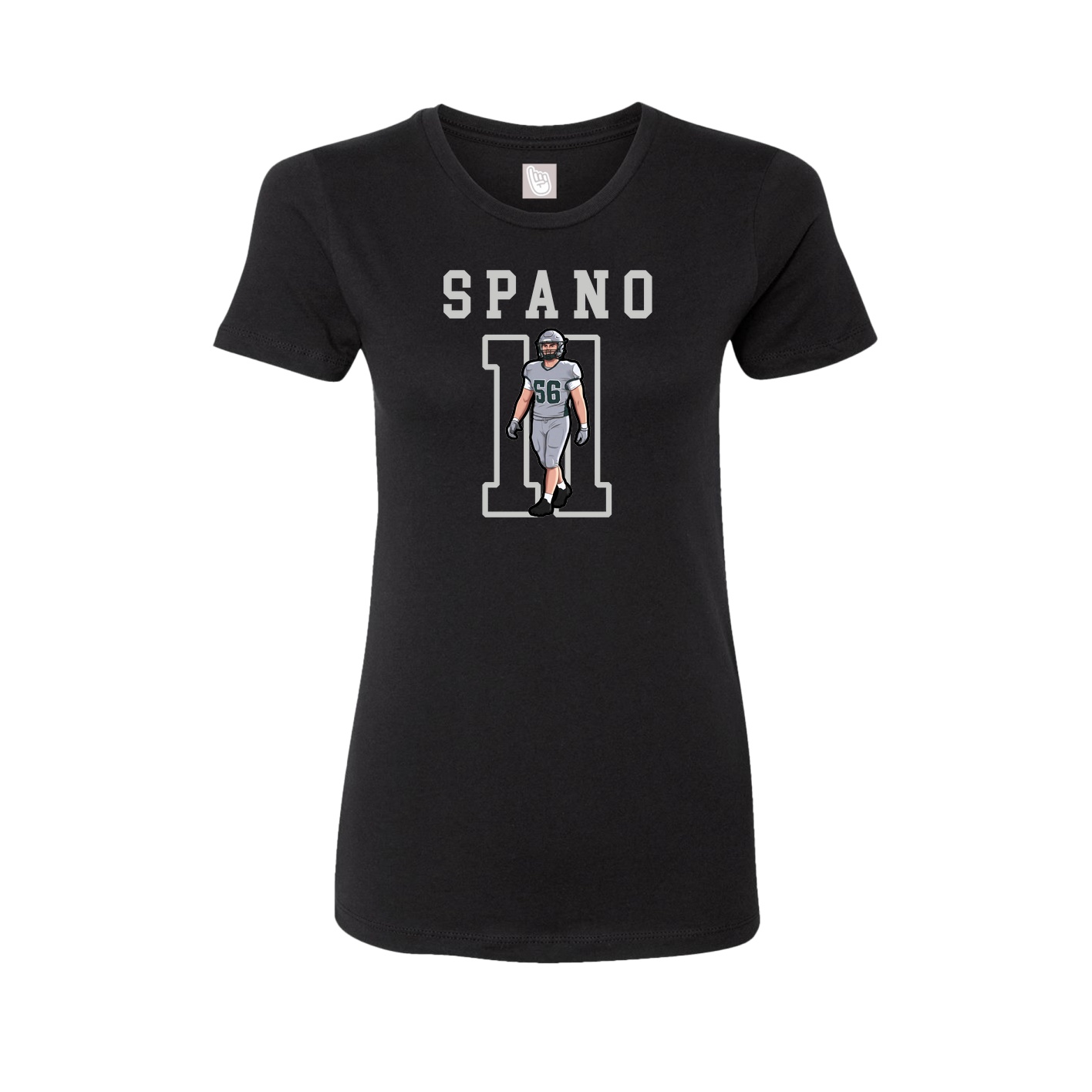 Fitted Women's Tee — Shirsey in Black