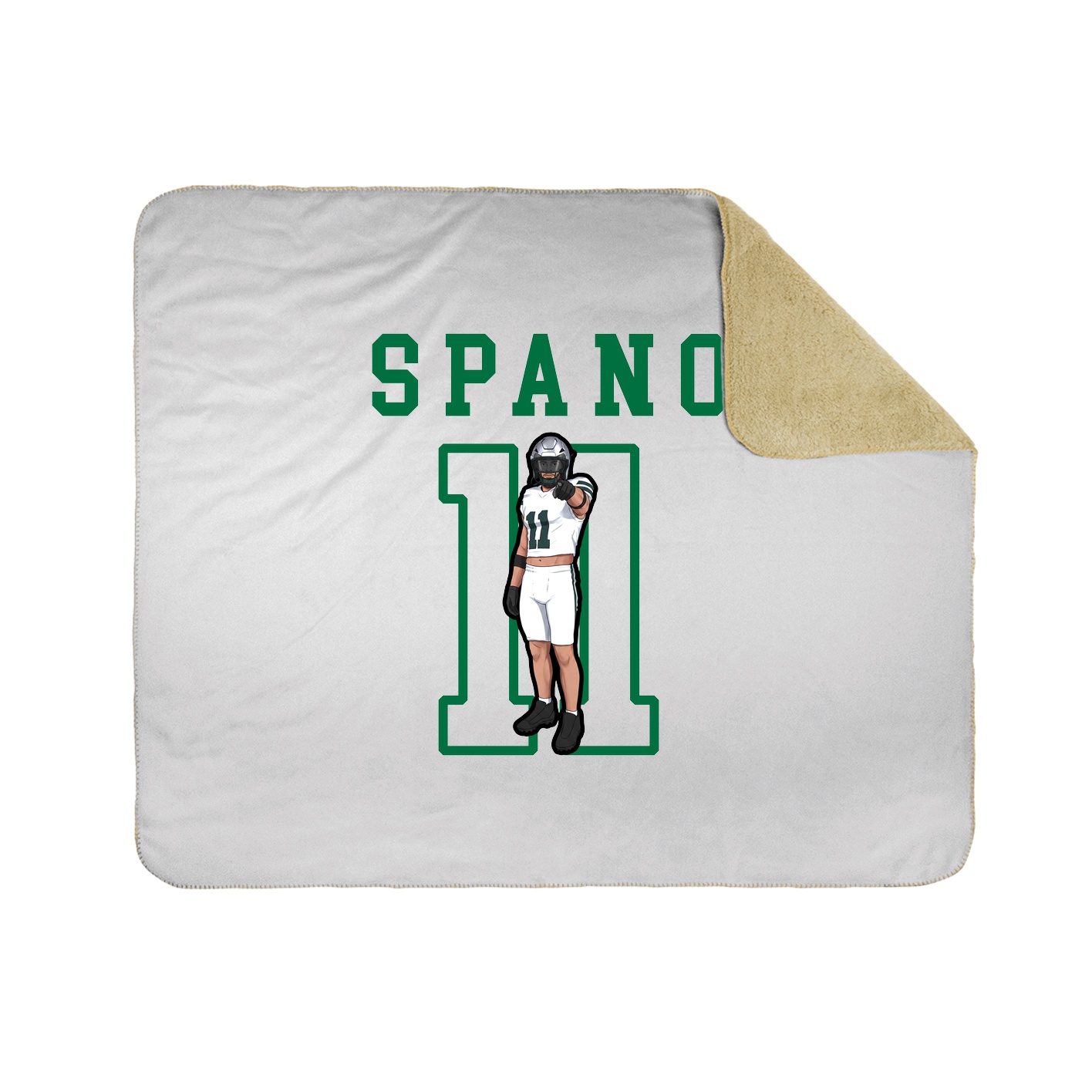 Throw Blanket — Shirsey in White