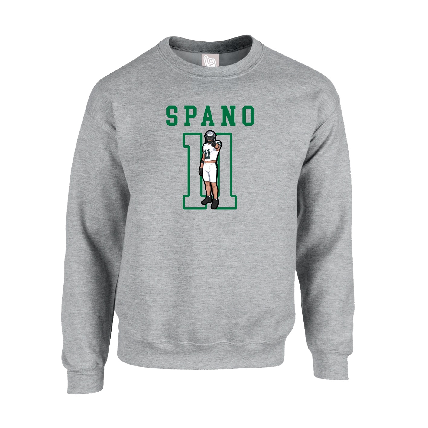 Fleece Crew — Shirsey in Grey