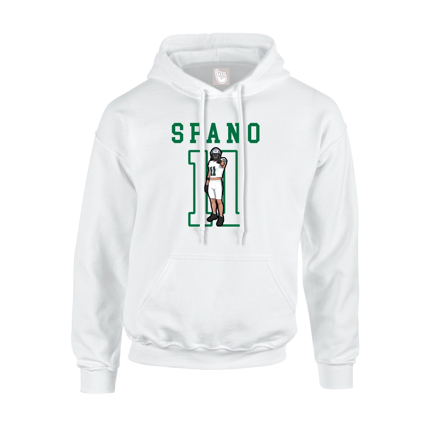 Youth Hoodie — Shirsey in White