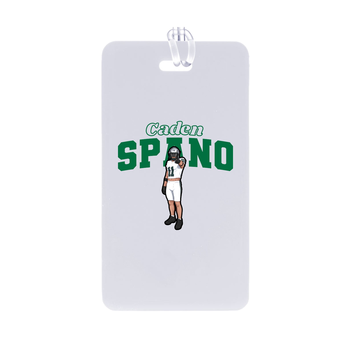 Bag Tag — Name Arch in Classic