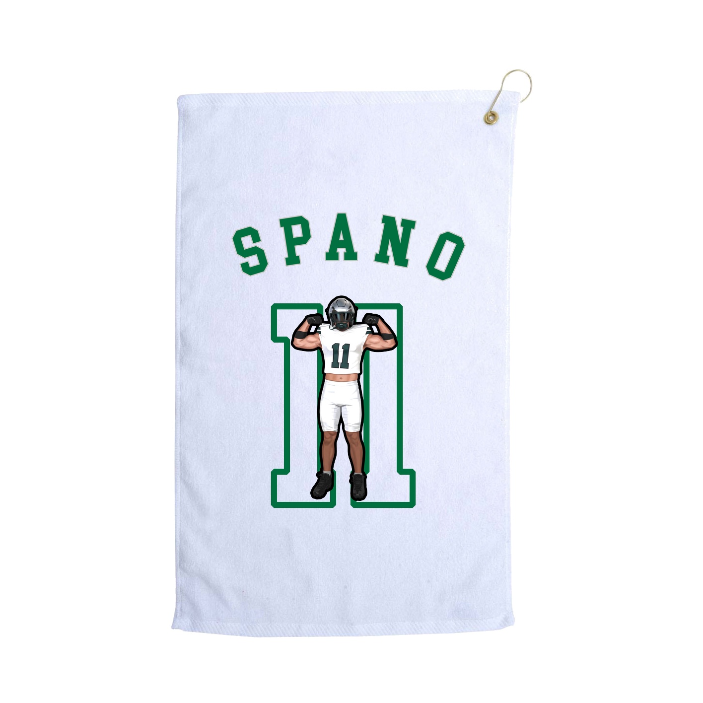 Golf Towel — Shirsey Arch in White