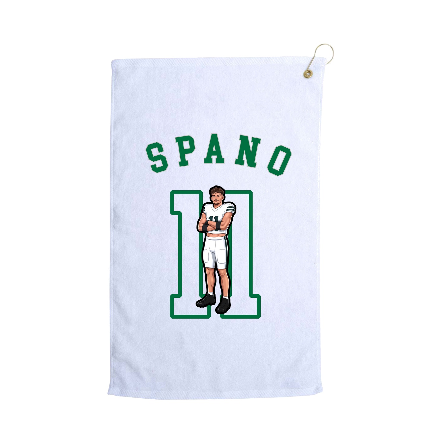 Golf Towel — Shirsey Arch in White