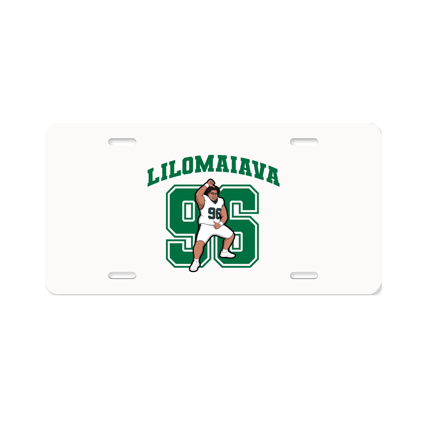 License Plate — Number in Classic