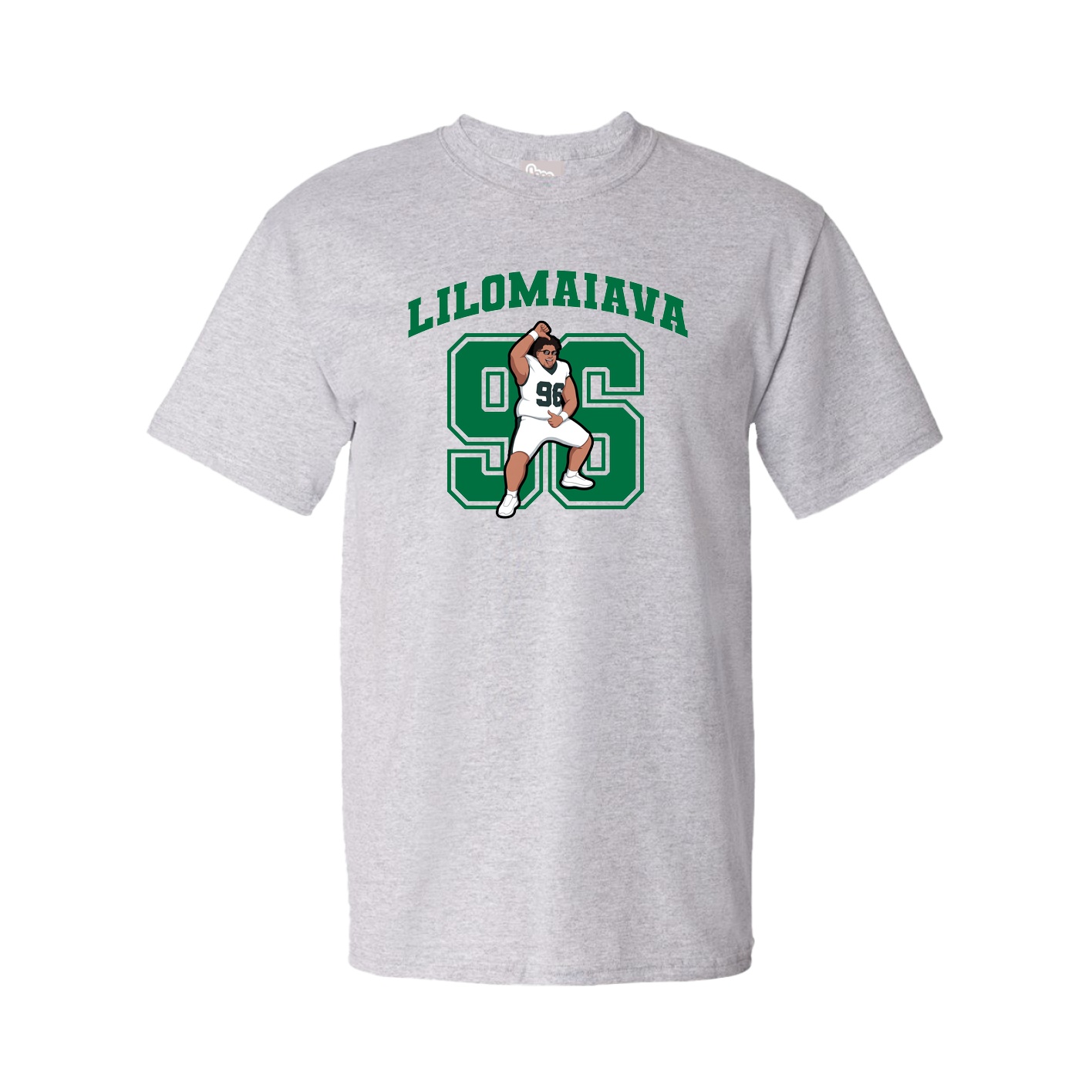 Youth Tee — Number in Grey