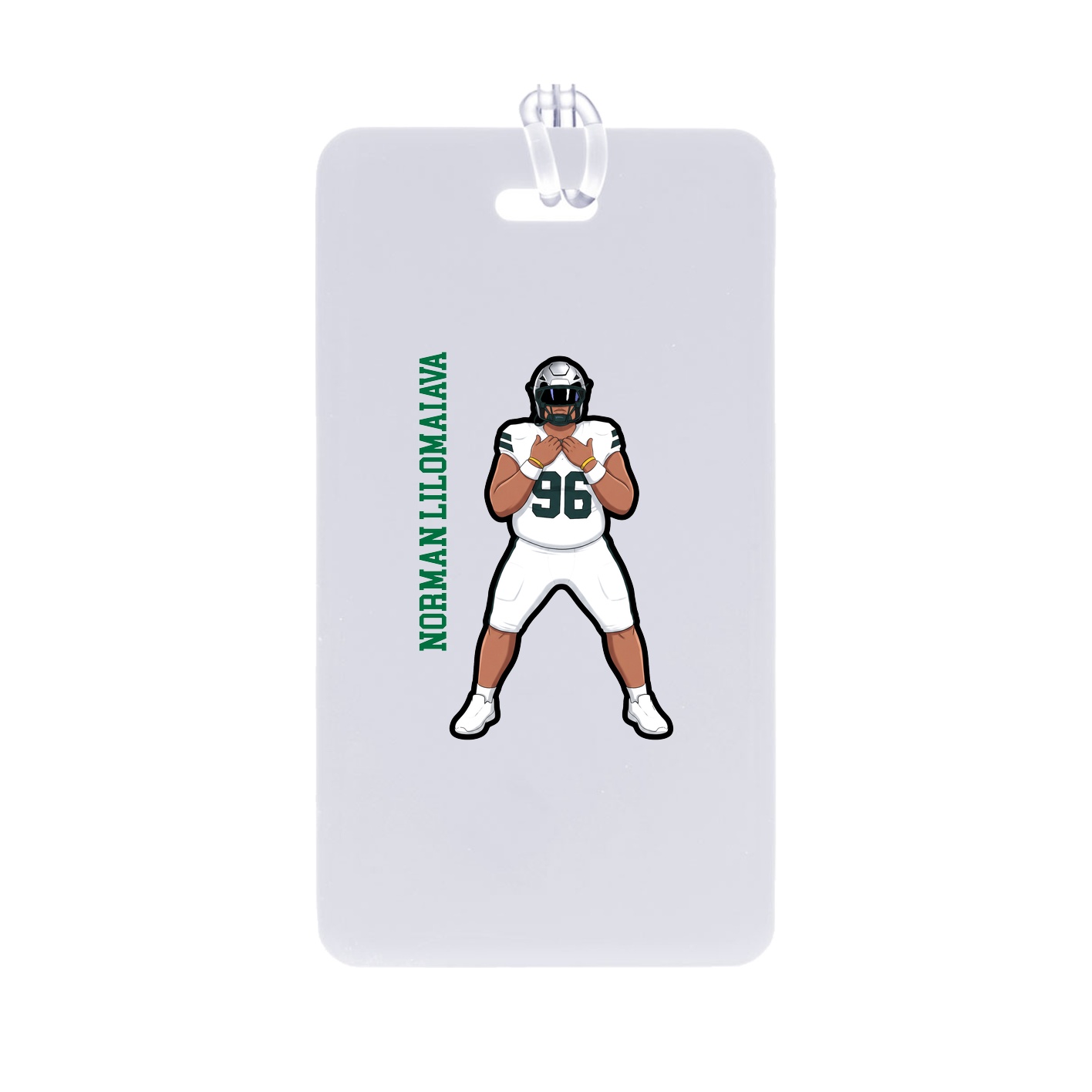 Bag Tag — Name Vertical in Classic