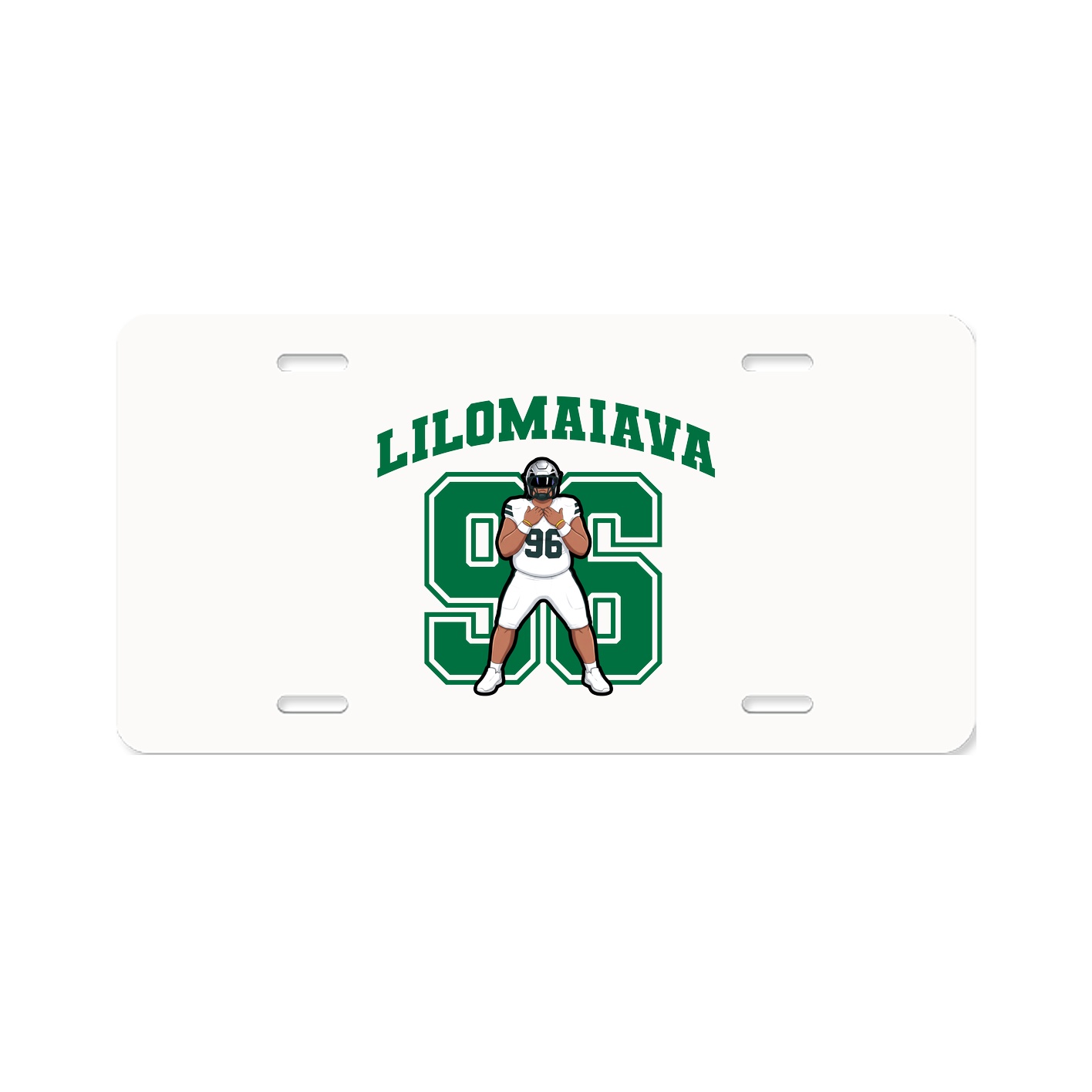License Plate — Number in Classic