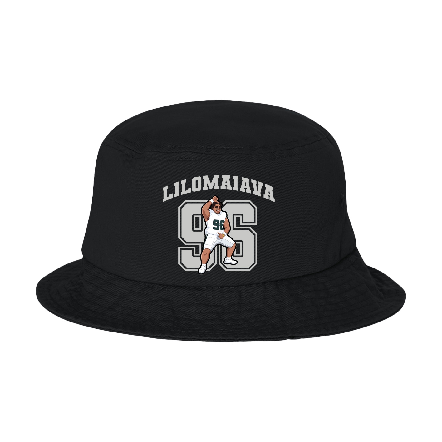 Bucket Cap — Number in Black
