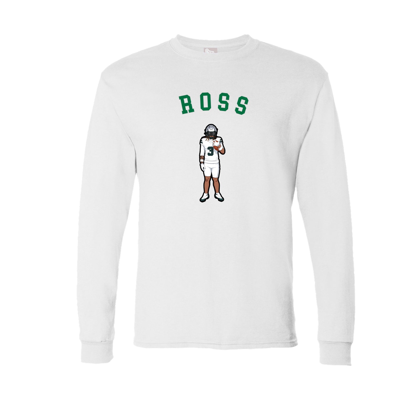 Long Sleeve Tee — Shirsey Arch in White