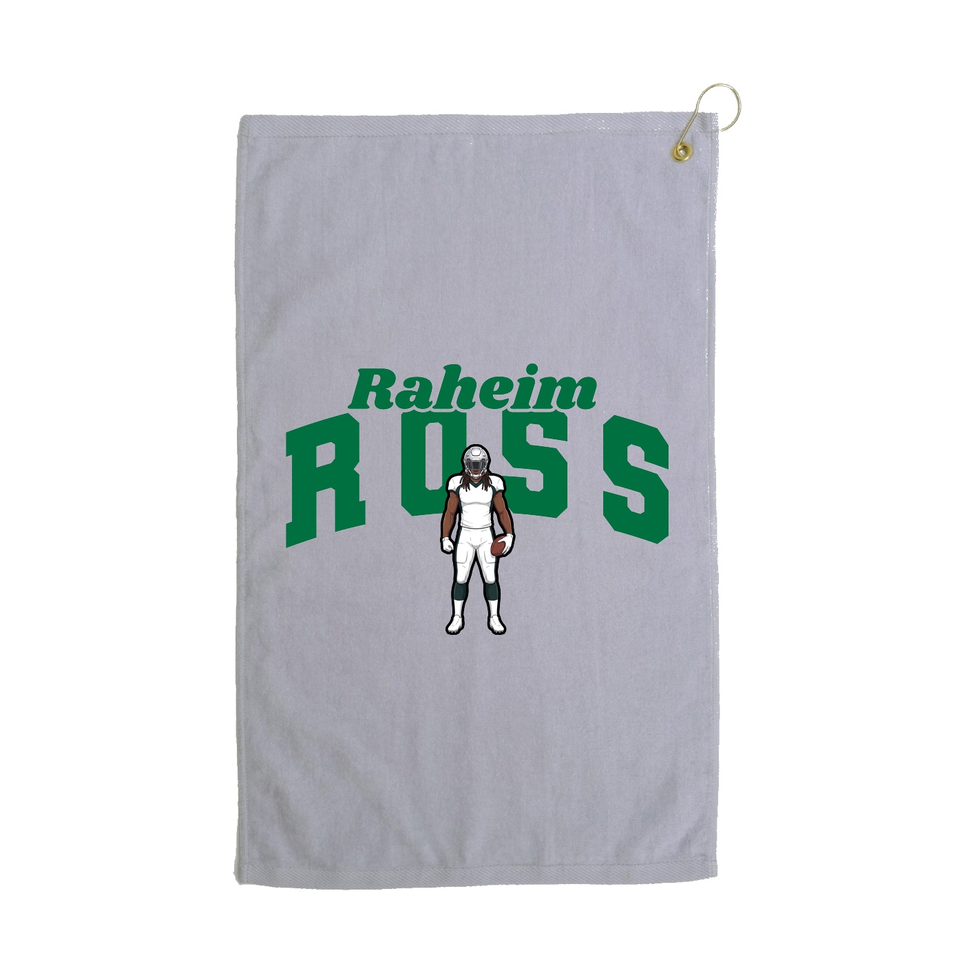Golf Towel — Signature Arch in Grey