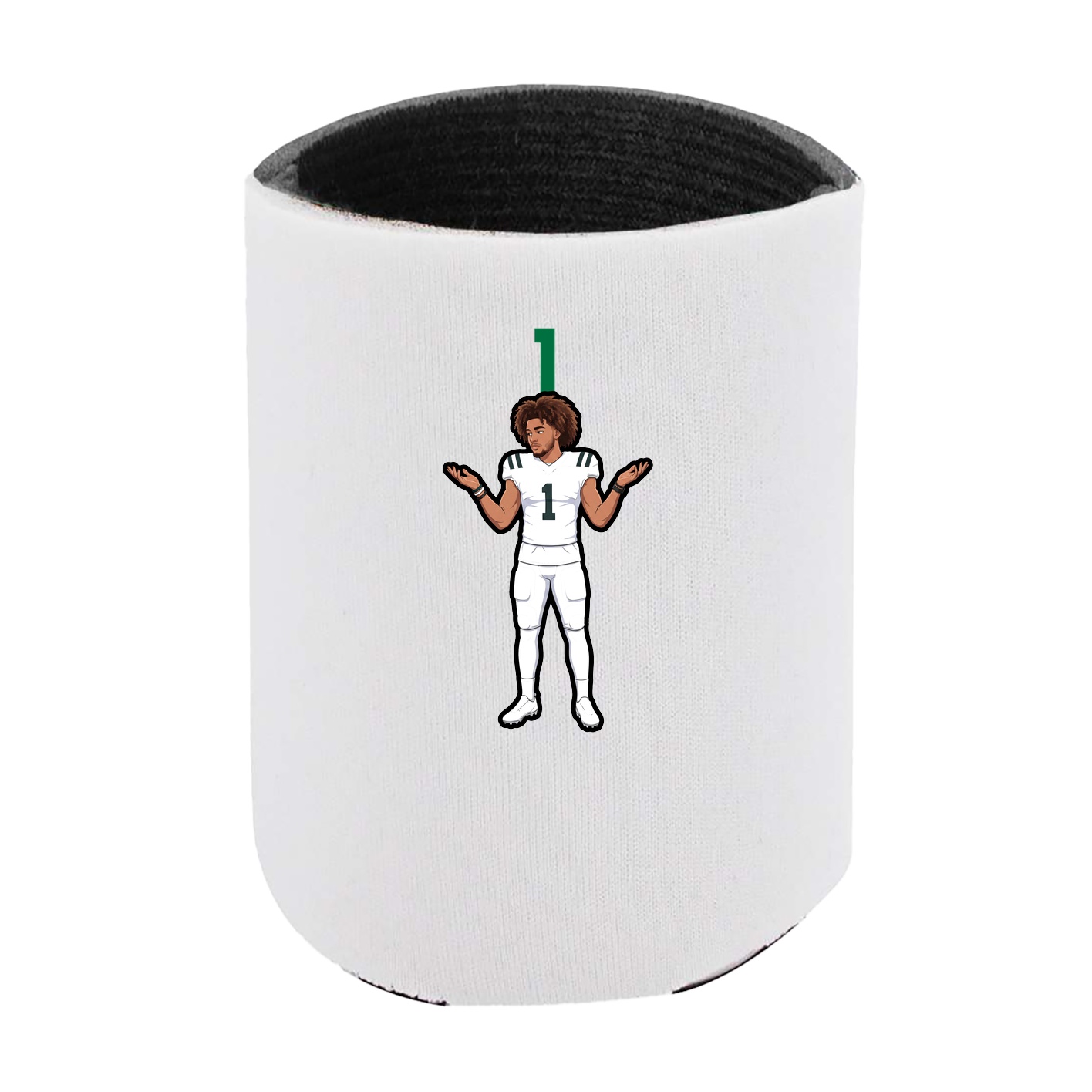 Can Holder — Number Top in White