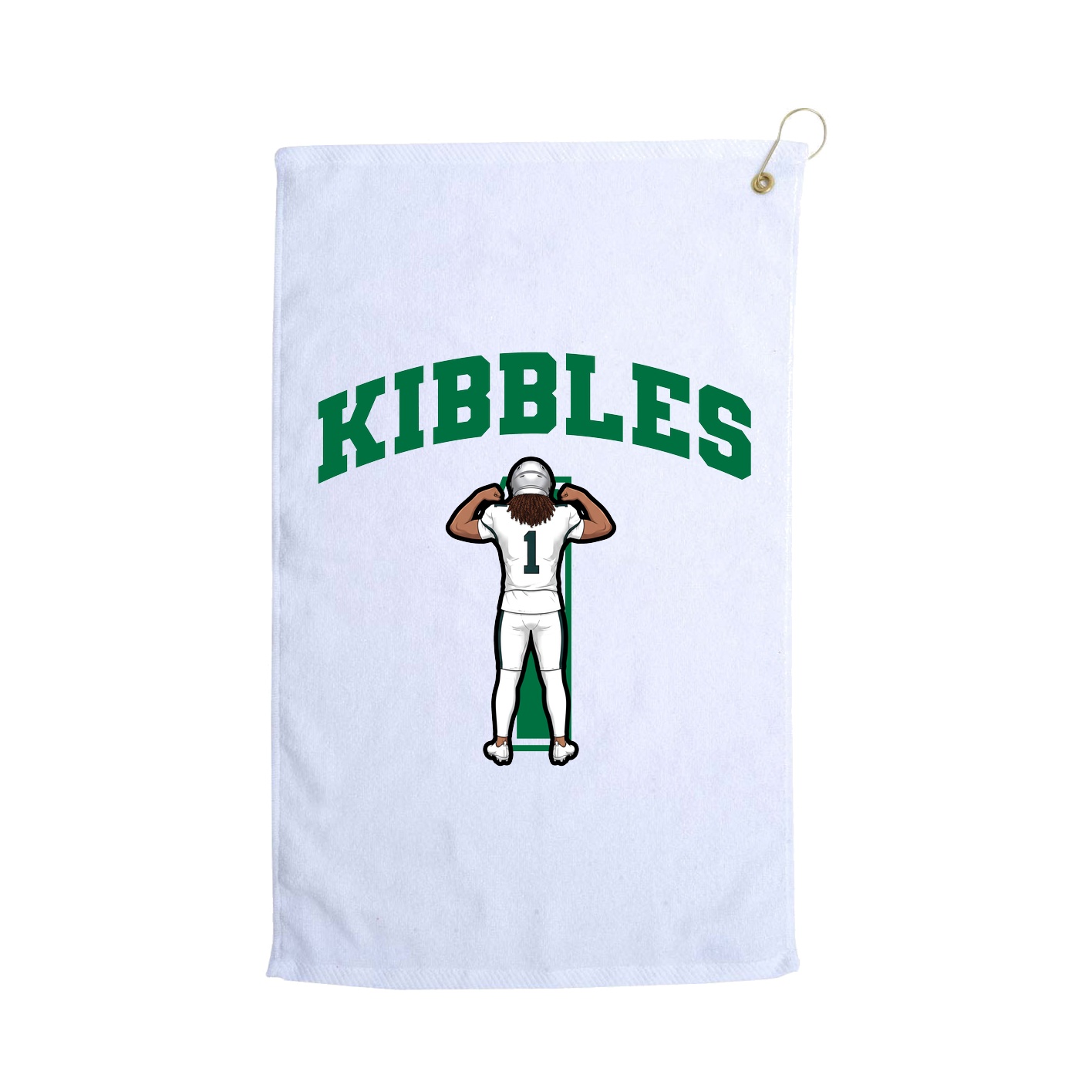 Golf Towel — Number in White