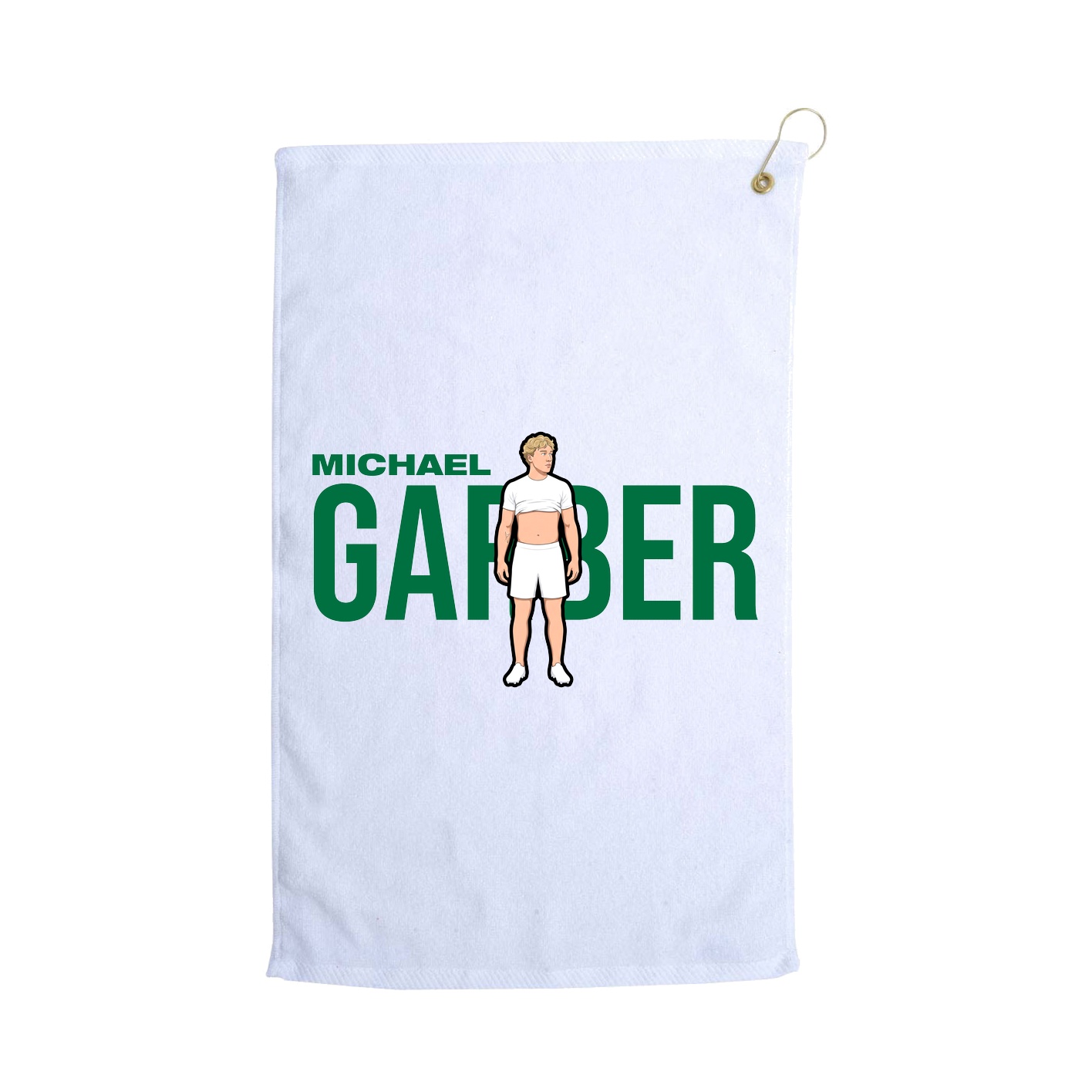Golf Towel — Player Name in White