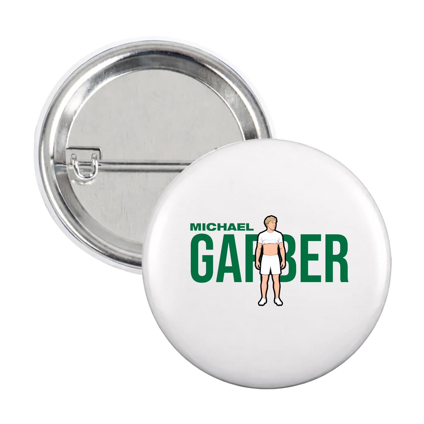 Game Day Button — Player Name in White