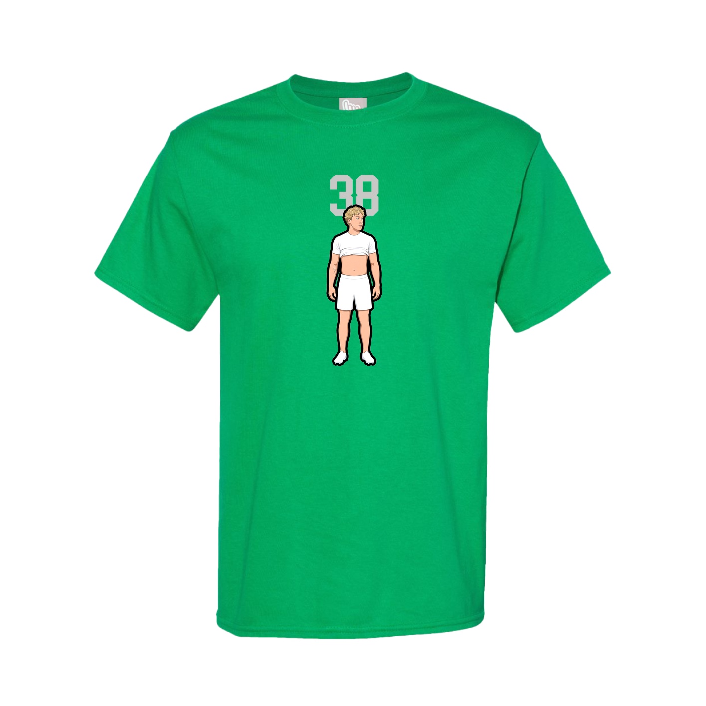 Youth Tee — Number Top in Green