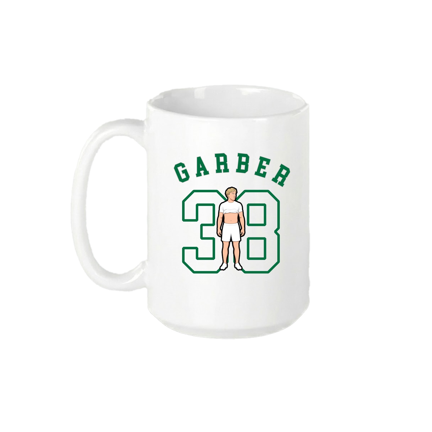 15oz Coffee Mug — Shirsey Arch in White