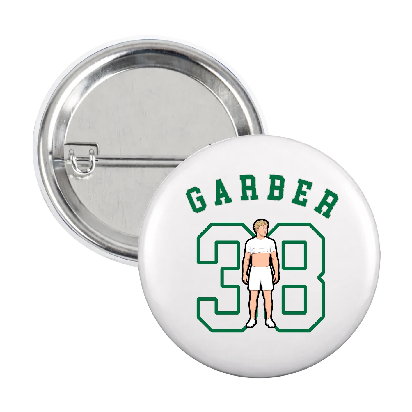 Game Day Button — Shirsey Arch in White